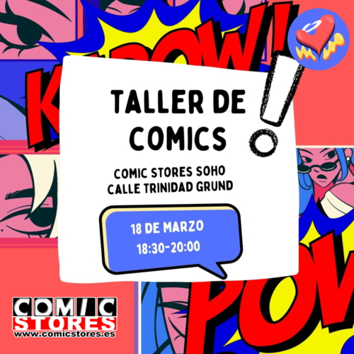 ¡Desata tu creatividad cómica con Assterisco Jones en Comic Stores Málaga Soho!