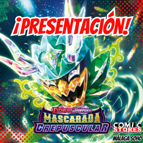 ¡Atrapa a Ogerpon! Descubre Mascarada Crepuscular en Comic Stores Málaga Soho