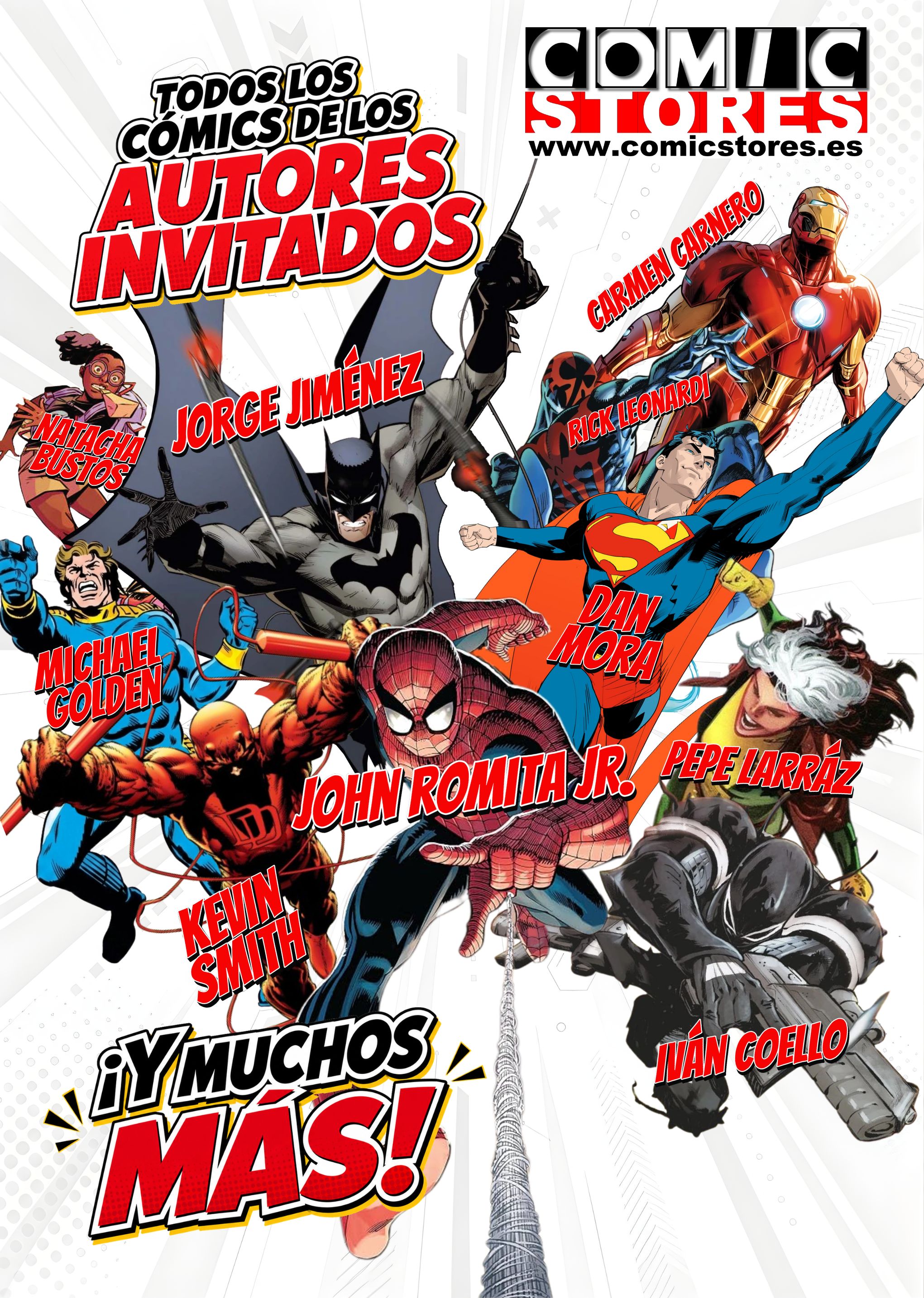 Guía de autores y obras de San Diego Comic-Con Málaga 2026