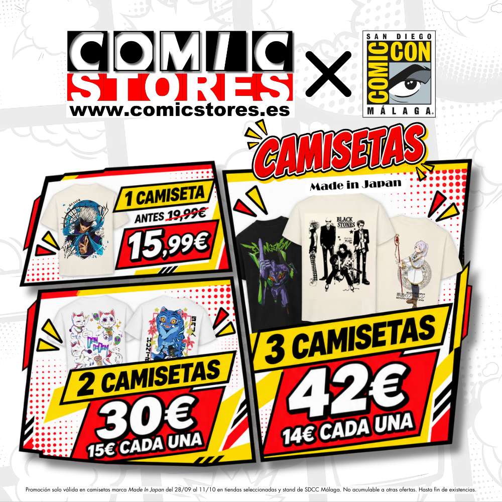 Oferta camisetas Made in Japan Comic Stores