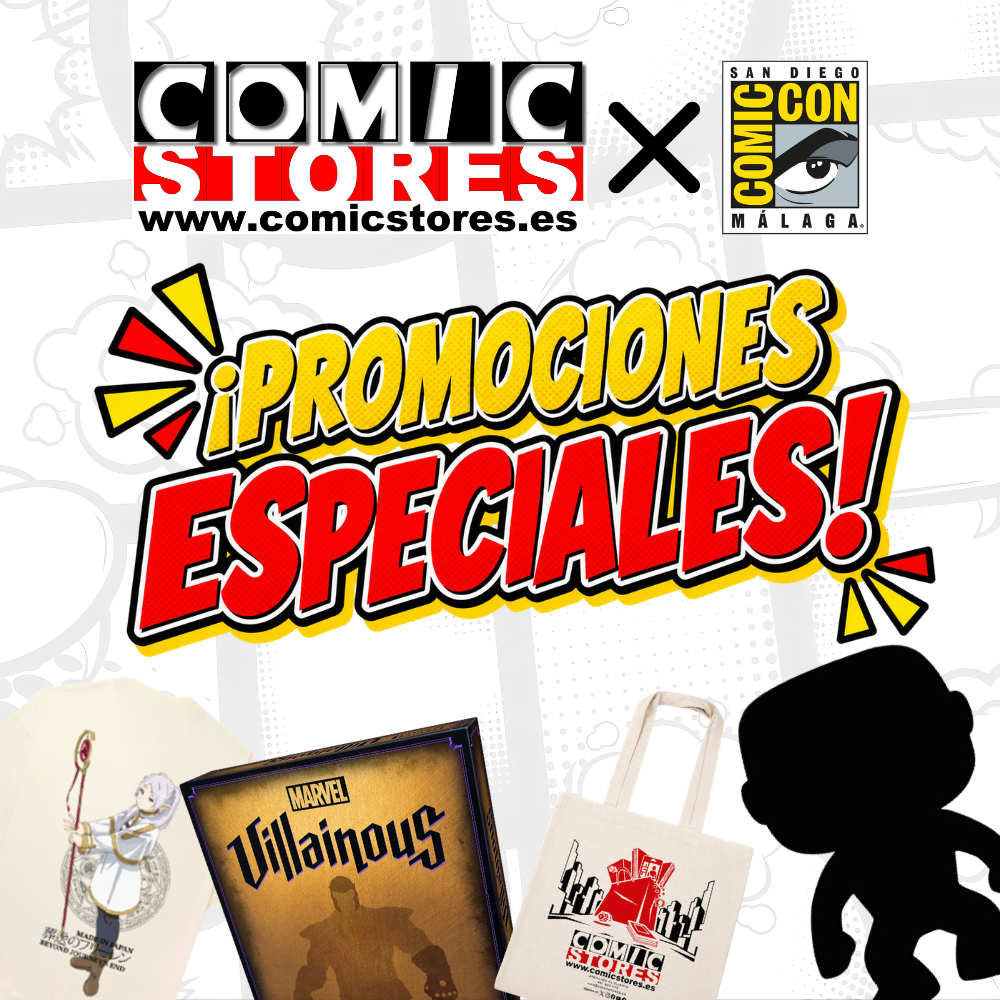 Ofertas especiales Comic Stores para San Diego Comic-Con Málaga 2026