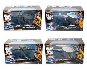 STAR TREK CAJA DE 4 VEHICULOS 1/50                                         