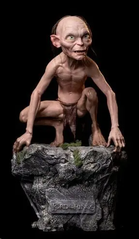 EL SEÑOR DE LOS ANILLOS ESTATUA TAMAÑO REAL GOLLUM 92 CM