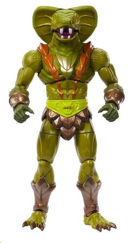 MASTERS OF THE UNIVERSE NEW ETERNIA FIGURA KOBRA KHAN 18 CM