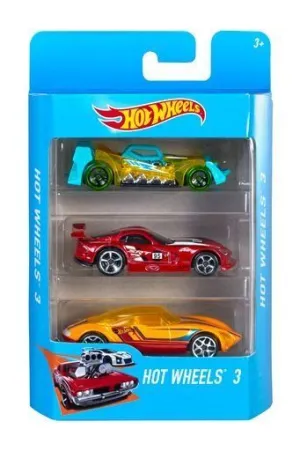 COCHES HOT WHEELS PACK 3 UNIDADES