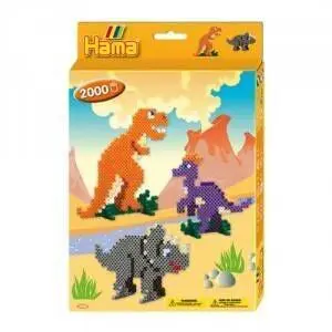 HAMA MIDI CAJA REGALO DINOSAURIOS                                          