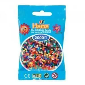 HAMA MINI MIX 2000 PIEZAS 48 COLORES                                       
