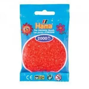 HAMA MINI ROJO NEON                                                        