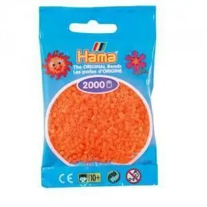 HAMA MINI NARANJA FLUORESCENTE HAMA MINI NARANJA FLUORESCENTE