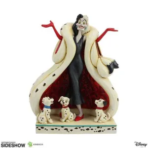 101 DALMATAS ESTATUA 21CM CRUELLA DE VIL                                   