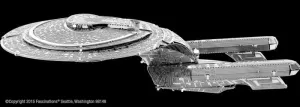METAL EARTH STAR TREK - USS ENTERPRISE NCC-1701- D                         