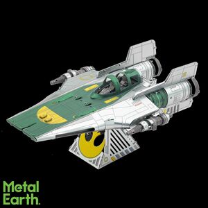 METAL EARTH STAR WARS -  THE RISE OF SKYWALKER - RESISTANCE A-WING FIGHTER 
