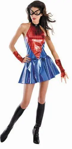 SALDO - SPIDERMAN DISFRAZ ADULTO CHICA DELUXE SPIDERGIRL T-S                       