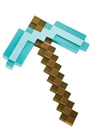 MINECRAFT REPLICA PLASTICO PICO DIAMANTE                                   