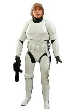 STAR WARS FIGURA GIANT SIZE STORMTROOPER LUKE SKYWALKER 79 CM              