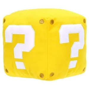 SALDO - NINTENDO CAJA DE MONEDAS 13 CM CON SONIDO COLOR AMARILLO                   