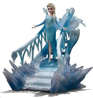 FROZEN EL REINO DEL HIELO ESTATUA ART SCALE 1/10 ELSA 23 CM