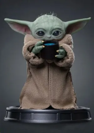 STAR WARS THE MANDALORIAN ESTATUA GROGU ALWAYS HUNGRY 14 CM