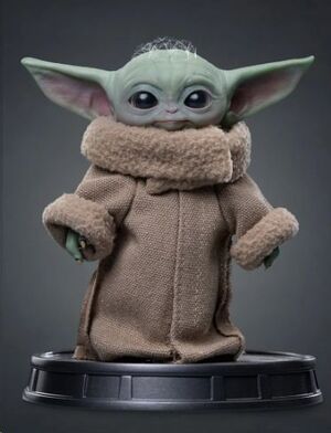 STAR WARS THE MANDALORIAN ESTATUA GROGU ALWAYS CURIOUS 14 CM