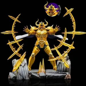CABALLEROS DEL ZODIACO SAINT SEIYA ESTATUA TAURUS ALDEBARAN DE IRON STUDIOS (30 CM)