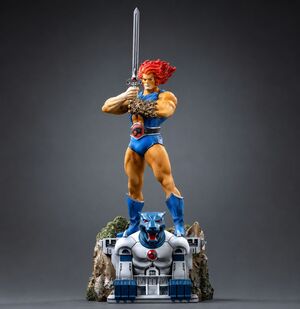 THUNDERCATS ESTATUA -  LION O UNLEASHED DE IRON STUDIOS(35 CM)