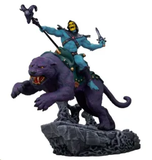 MASTERS OF THE UNIVERSE ESTATUA SKELETOR & PANTHOR CLASSIC DELUXE 62 CM