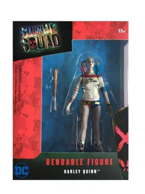 ESCUADRON SUICIDA FIGURA FLEXIBLE PVC HARLEY QUINN UNIVERSO DC             