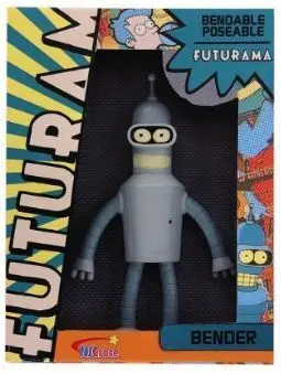FUTURAMA FIGURA FLEXIBLE 14CM - BENDER                                     
