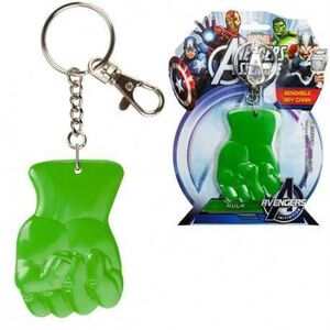 HULK LLAVERO PUÑO 6 CM FLEXIBLE MARVEL                                     