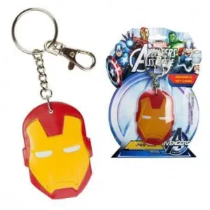 IRON MAN LLAVERO CASCO 6 CM FLEXIBLE MARVEL                                