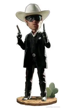 EL LLANERO SOLITARIO CABEZON FIGURA 18 CM (THE LONE RANGER)                