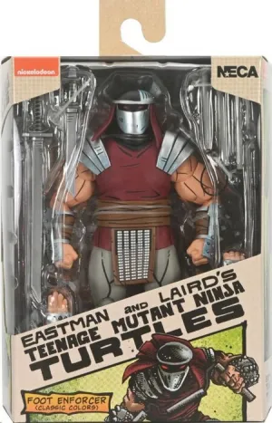 TORTUGAS NINJA FOOT ENFORCER CLASSIC COLORS SCALE ACTION FIG. 18 CM