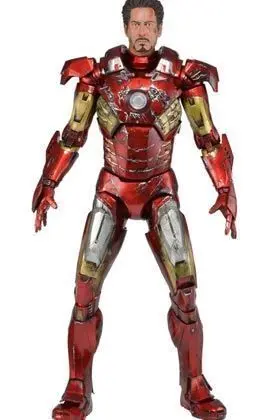 IRON MAN DAÑADO BATALLA AVENGERS PELICULA FIG 45 CM 1/4 MARVEL (2)         