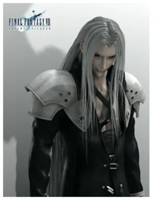 FINAL FANTASY VII ADVENT CHILDREN POSTER DE TELA 728X1030MM - SEPHIROTH    