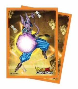 FUNDAS CARTAS DRAGON BALL SUPER ESTANDAR DECK PROTECTOR BEERUS (65)        