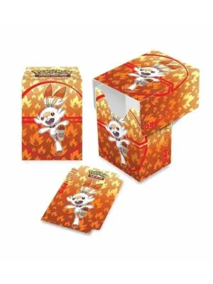 DECK BOX POKEMON SWORD AND SHIELD GALAR - SCORBUNNY ULTRA PRO (80)         