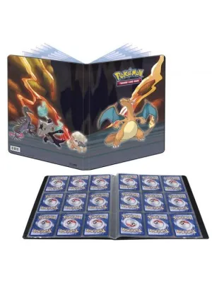 ALBUM 9 BOLSILLOS PORTFOLIO POKEMON GALLERY SERIE CUMBRE ABRASADORA