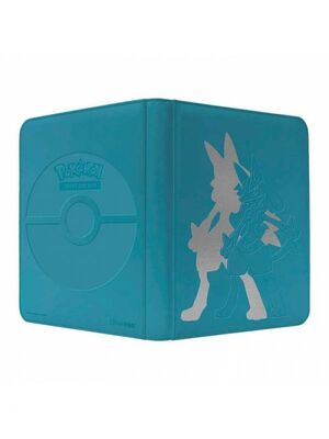 POKEMON JCC ALBUM BINDER LUCARIO CARPETA 9 BOLSILLOS CREMALLERA