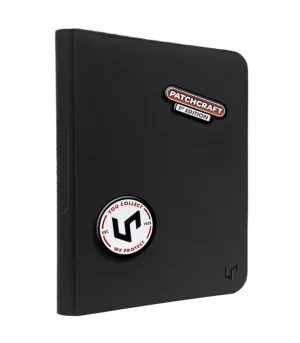 CARPETA CON 9 BOLSILLOS PATCHCRAFT ZIPPERED PRO-BINDER NEGRO - ULTRA PRO CARPETA CON 9 BOLSILLOS PATCHCRAFT ZIPPERED PRO-BINDER NEGRO - ULTRA PRO