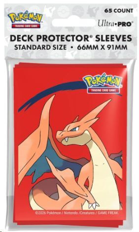POKÉMON FUNDAS STANDARD (65 UNIDADES) CHARIZARD