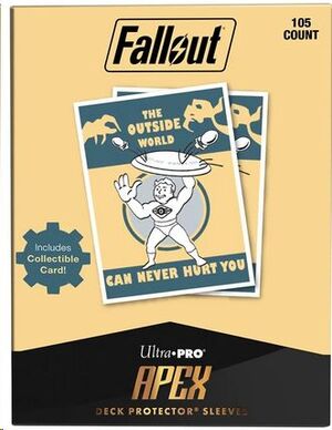 FUNDAS APEX DECK PROTECTOR (105 UNIDADES) VAULT BOY THE OUTSIDE WORLD - FALLOUT - ULTRA PRO