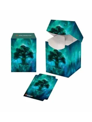 MAGIC EE DECK BOX 100+ CELESTIAL LANDS FOREST ULTRA PRO                    