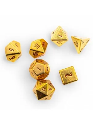 DUNGEONS & DRAGONS 50TH ANNIVERSARY DADO METAL 7 RPG