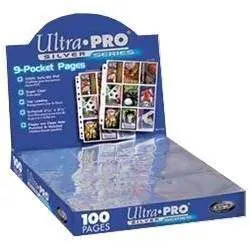 ULTRA PRO CAJA 100 HOJAS 9 BOLSILLOS SILVER SERIES ULTRA PRO CAJA 100 HOJAS 9 BOLSILLOS SILVER SERIES