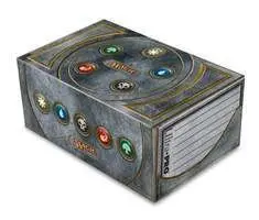 CAJA CARTON PARA CARTAS ULTRA PRO MAGIC SIMBOLOS MANA 3                    