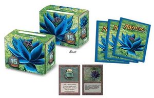 DECK BOX ULTRA PRO + 80 FUNDAS 15 ANIVERSARIO BLACK LOTUS                  