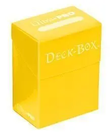 DECK BOX ULTRA PRO SOLID YELLOW (AMARILLO) DECK BOX ULTRA PRO SOLID YELLOW (AMARILLO)
