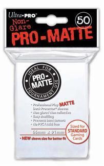 DECK PROTECTOR MATE (50) COLOR BLANCO 66 X 91MM                             