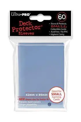 YU-GI-OH DECK PROTECTOR ULTRA PRO TRANSPARENTE (60) - 62X89MM              