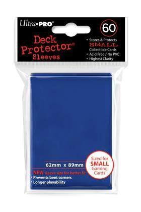 YU-GI-OH DECK PROTECTOR ULTRA PRO AZUL (60) - 62X89MM                      